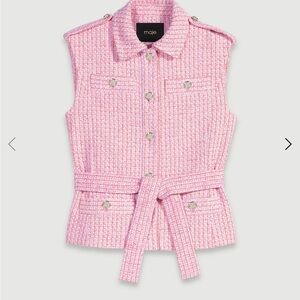 NWOT-Maje tweed vest-current style